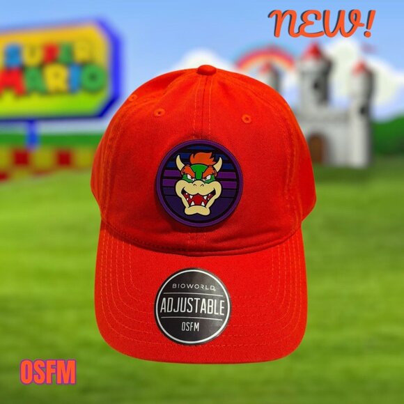 Bioworld Accessories Bioworld Super Mario Bros Bowser Embroidered Bioworld Accessories Bioworld Super Mario Bros Bowser Embroidered